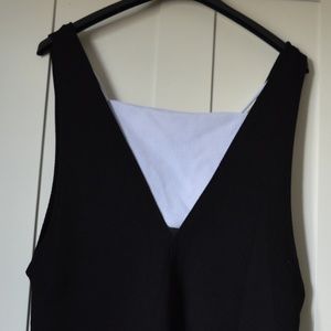 Black and white dress